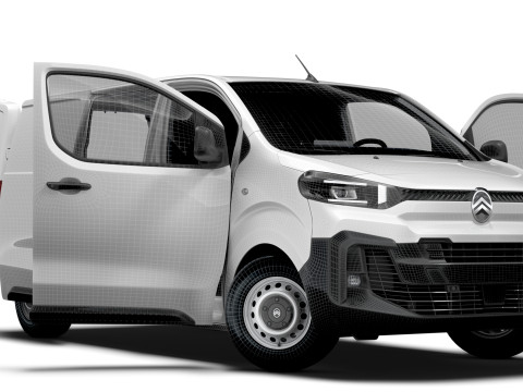 Citroen e Jumpy Van L2 HQ Interior 2024 Modello 3D