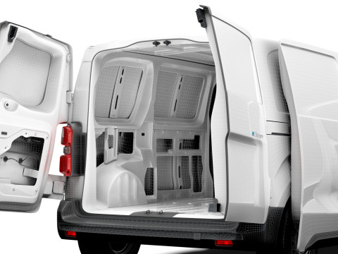 Citroen e Jumpy Van L2 HQ Interior 2024 Modello 3D
