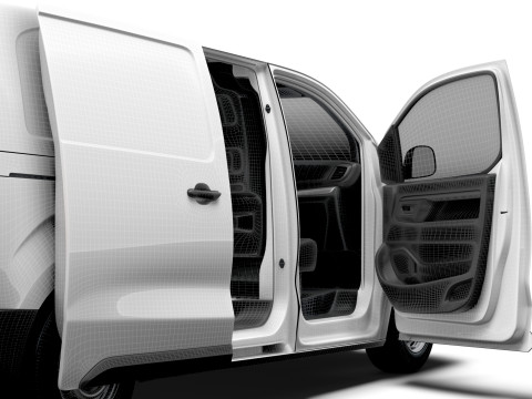 Citroen e Jumpy Van L2 HQ Interior 2024 Modello 3D
