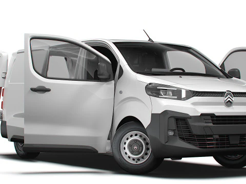 Interior Citroen dan Jumpy Van L3 HQ 2024 Model 3D