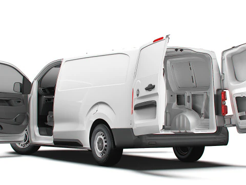 Citroen e Jumpy Van L3 HQ Interior 2024 3D Model