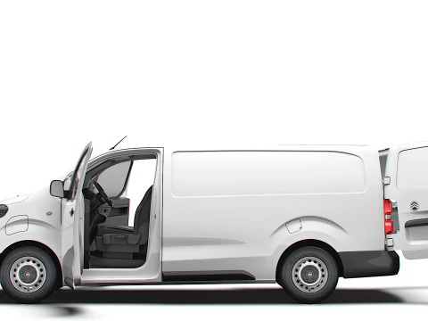 Citroen e Jumpy Van L3 HQ Interior 2024 3D Model