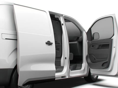 Citroen e Jumpy Van L3 HQ Interior 2024 3D Model