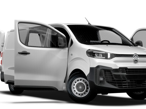Citroen e Jumpy Van L3 HQ Interior 2024 Model 3D