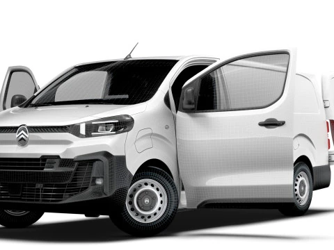 Citroen e Jumpy Van L3 HQ Interior 2024 3D Model