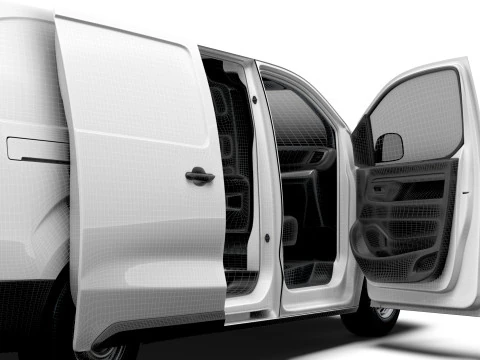 Citroen e Jumpy Van L3 HQ Interior 2024 3D Model