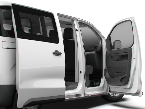 Peugeot e Expert CombiVan L3 HQ Interior 2024 Modelo 3D