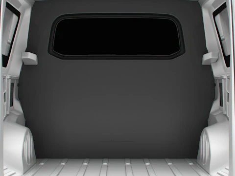 Peugeot e Expert CombiVan L3 HQ Interior 2024 3D Model