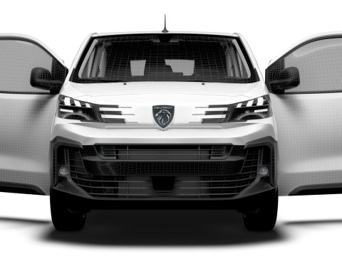 Peugeot e Expert CombiVan L3 HQ Interior 2024 Modelo 3D