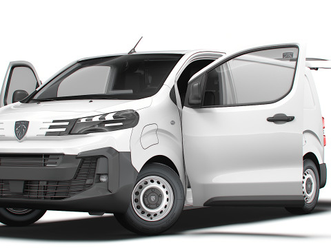 Peugeot e Expert Tailgate Van L2 HQ Interior 2024 Modello 3D