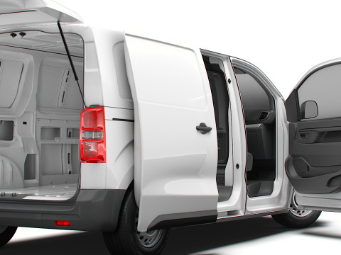 Peugeot e Expert Tailgate Van L2 HQ Interior 2024 Modello 3D