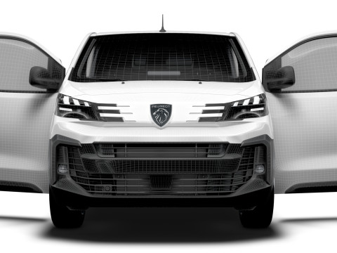 Peugeot e Expert Tailgate Van L2 HQ Interior 2024 Modello 3D