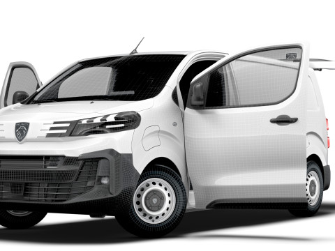 Peugeot e Expert Tailgate Van L2 HQ Interior 2024 Modello 3D
