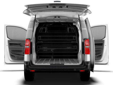 Peugeot e Expert Tailgate Van L2 HQ Interior 2024 Modello 3D