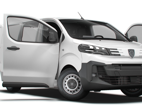 Peugeot e Expert Van L1 HQ Interior 2024 3D Model