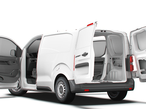 Peugeot e Expert Van L1 HQ Interior 2024 3Dモデル