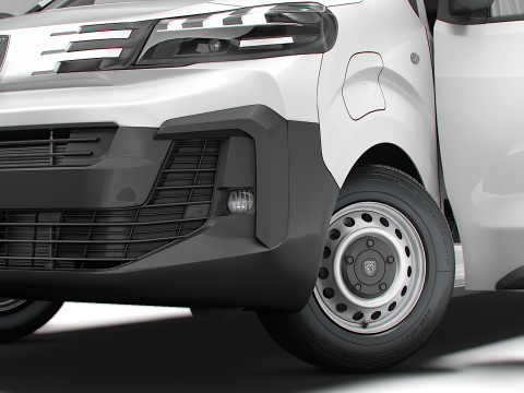 Peugeot e Expert Van L1 HQ Interior 2024 3Dモデル