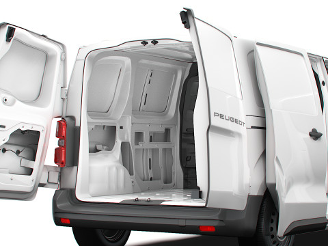 Peugeot e Expert Van L1 HQ Interior 2024 3Dモデル