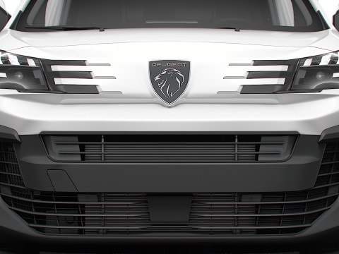Peugeot e Expert Van L1 HQ Interior 2024 3Dモデル