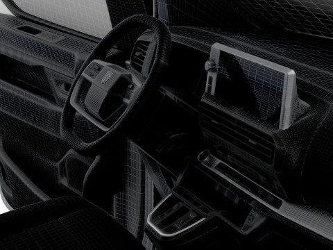 Peugeot e Expert Van L1 HQ Interior 2024 3Dモデル