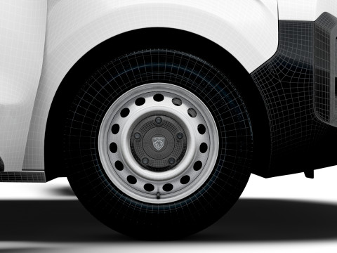 Peugeot e Expert Van L1 HQ Interior 2024 3Dモデル