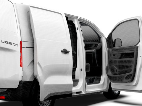 Peugeot e Expert Van L1 HQ Interior 2024 3Dモデル