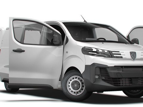 Peugeot e Expert Van L2 HQ Interior 2024 3D Model