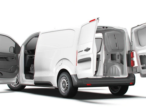 Peugeot e Expert Van L2 HQ Interior 2024 3D Model