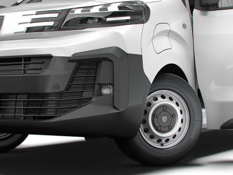 Peugeot e Expert Van L2 HQ Interior 2024 3D Model