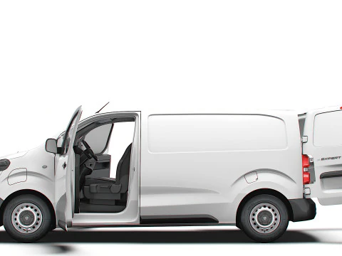 Peugeot e Expert Van L2 HQ Interior 2024 3D Model