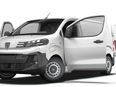 Peugeot e Expert Van L2 HQ Interior 2024 3D Model