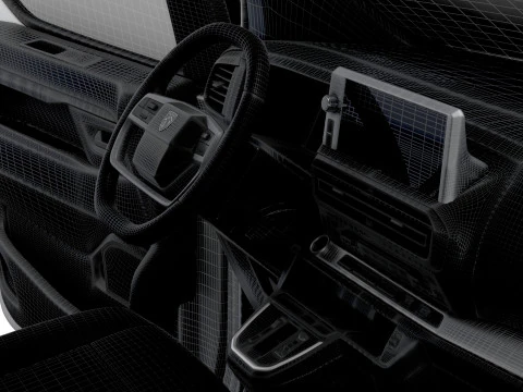 Peugeot e Expert Van L2 HQ Interior 2024 3D Model