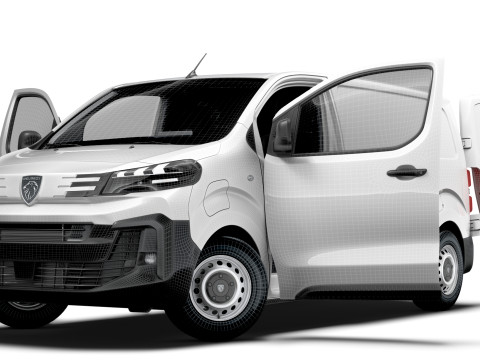Peugeot e Expert Van L2 HQ Interior 2024 Modello 3D