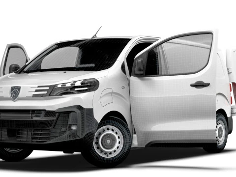 Peugeot e Expert Van L2 HQ Interior 2024 3D Model