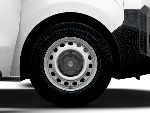 Peugeot e Expert Van L2 HQ Interior 2024 3D Model