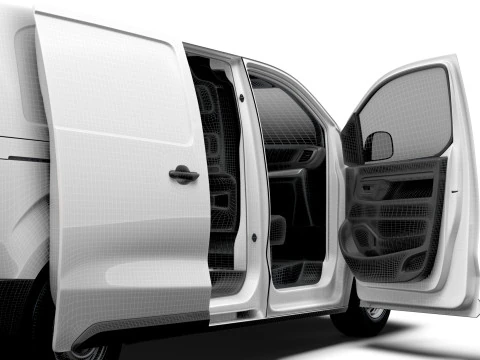 Peugeot e Expert Van L2 HQ Interior 2024 3D Model