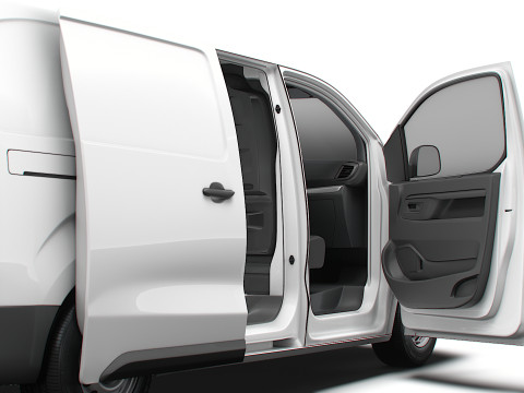 Peugeot e Expert Van L3 HQ Interior 2024 3D 模型