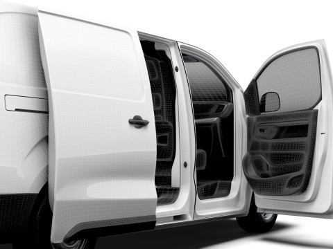 Peugeot e Expert Van L3 HQ Interior 2024 3D 模型