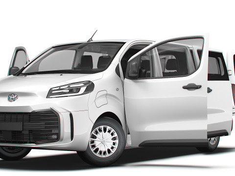 Toyota ProACE Electric Combi L3 HQ Interior 2024 3Dモデル