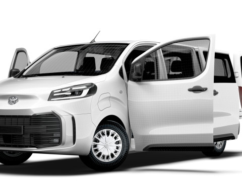 Toyota ProACE Electric Combi L3 HQ Interior 2024 3Dモデル