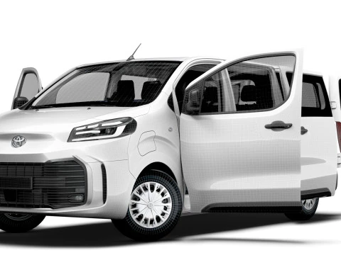Toyota ProACE Electric Combi L3 HQ Interior 2024 3D Model