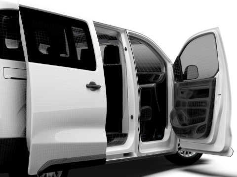 Toyota ProACE Electric Combi L3 HQ Interior 2024 3Dモデル