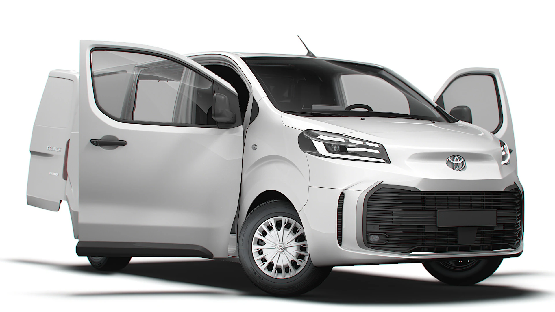 Toyota ProACE Electric L1 HQ Interior 2024 3D Model .c4d .max .obj .3ds .fbx .stl .blend