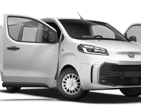 Toyota ProACE Electric L1 HQ Interior 2024 3D Model