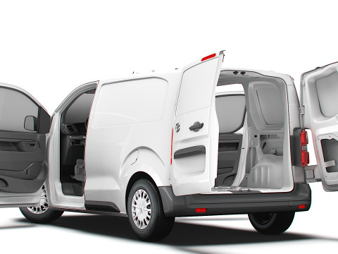Toyota ProACE Electric L1 HQ Interior 2024 3D Модель