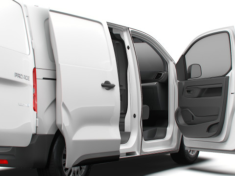 Toyota ProACE Electric L1 HQ Interior 2024 3D Модель