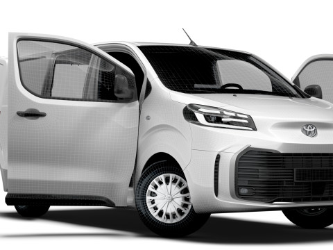 Toyota ProACE Electric L1 HQ Interior 2024 3D Модель