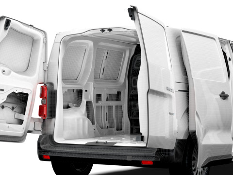 Toyota ProACE Electric L1 HQ Interior 2024 3D Модель