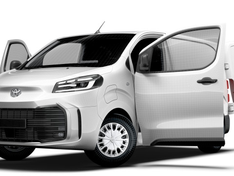 Toyota ProACE Electric L1 HQ Interior 2024 3D Модель