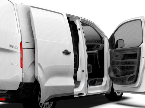 Toyota ProACE Electric L1 HQ Interior 2024 3D Модель